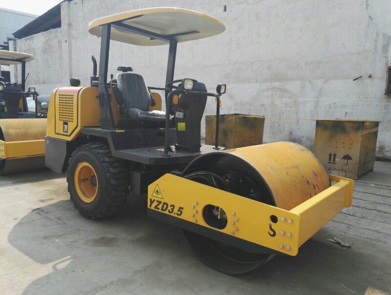 3.5吨单钢轮压路机 洛阳冠道机械